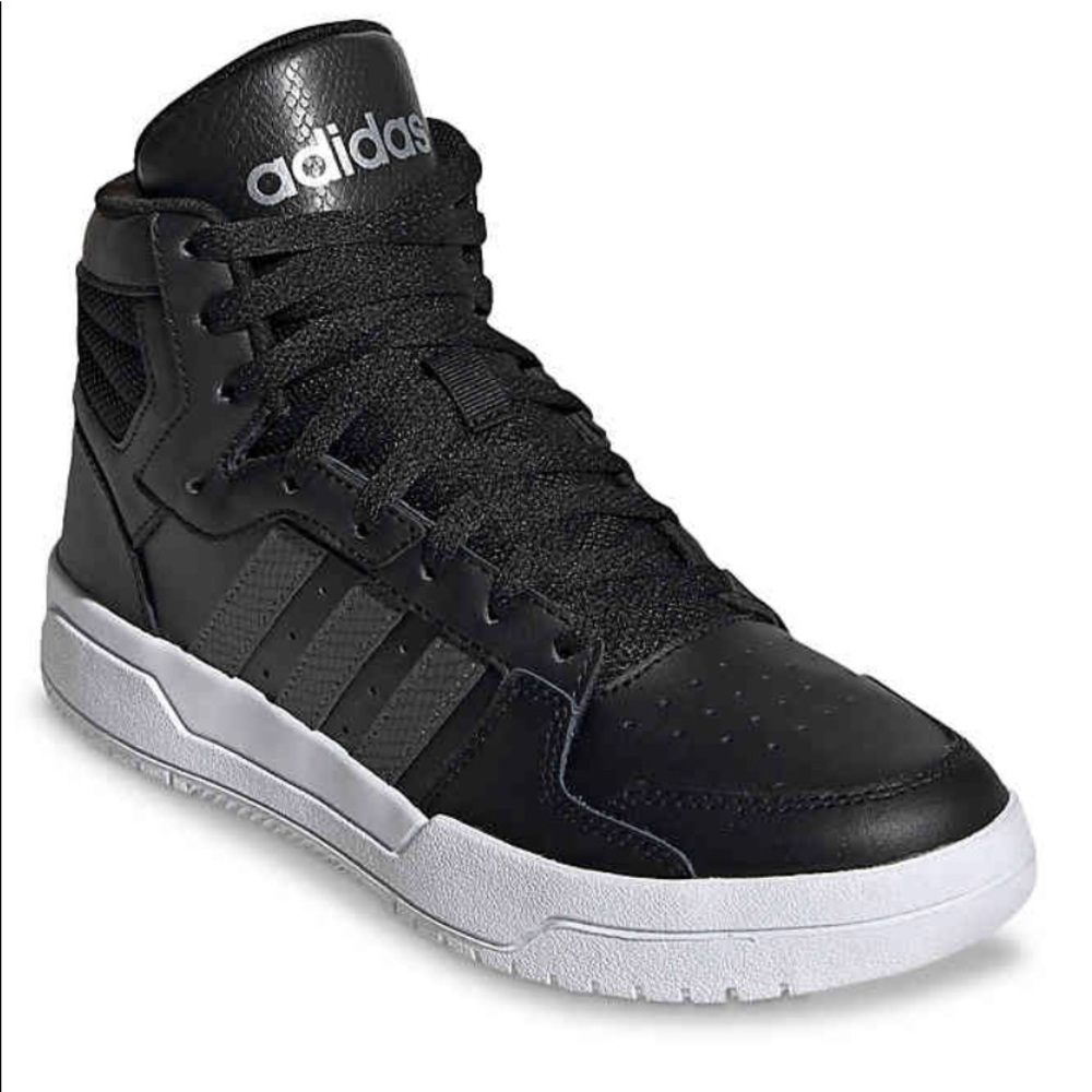 🔥HP Adidas high top leather in Black